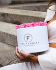 Luxurious Preserved Pink Roses - The Florist