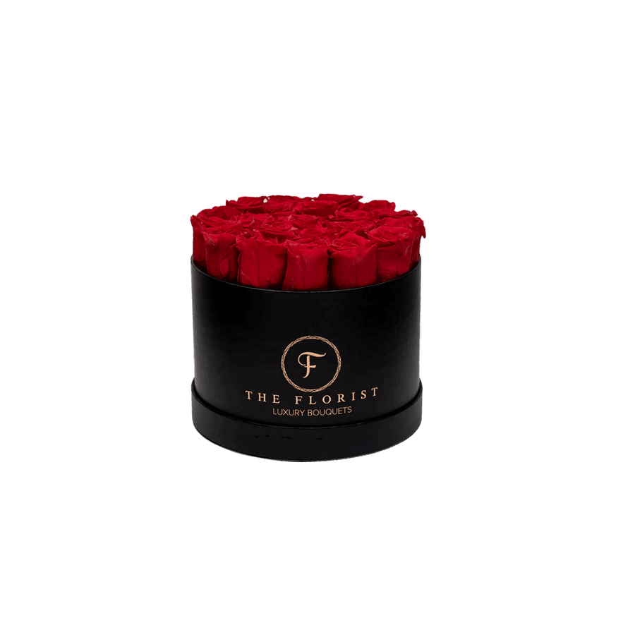 Glamorous Preserved Red Roses