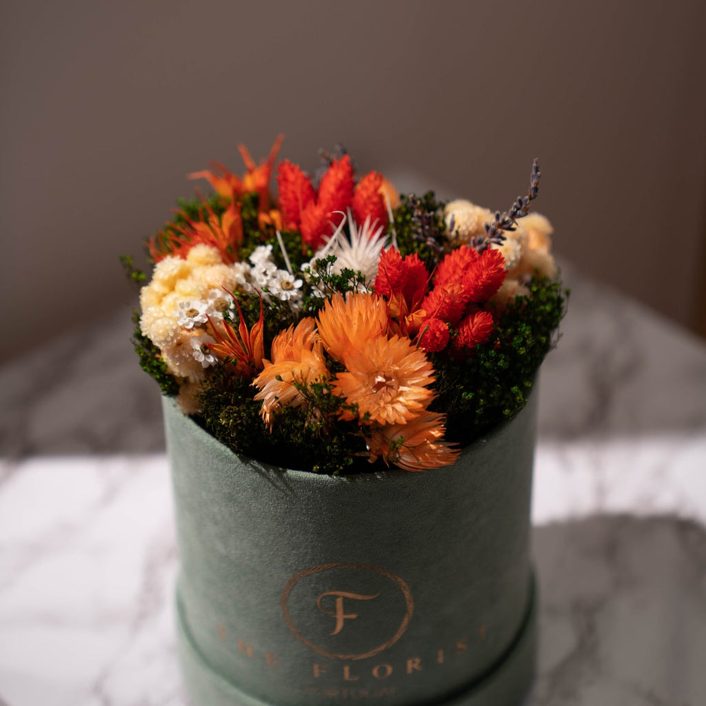 Glamorous Everlasting Orange - The Florist
