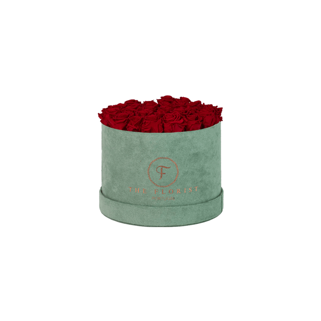 Glamorous Preserved Red Roses