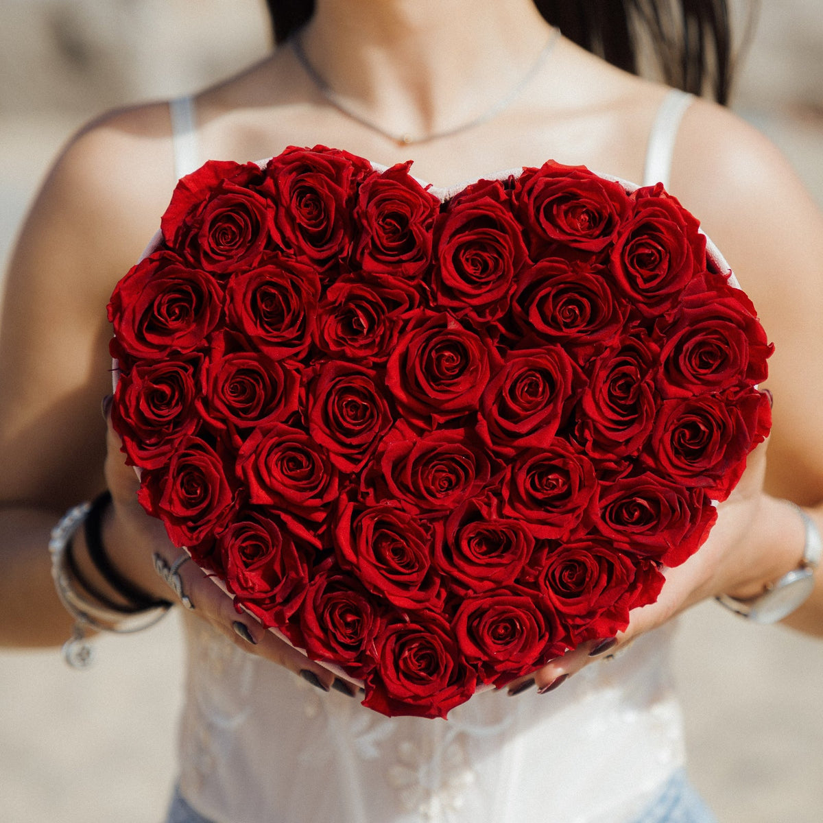 Passion Preserved Red Roses XL - The Florist