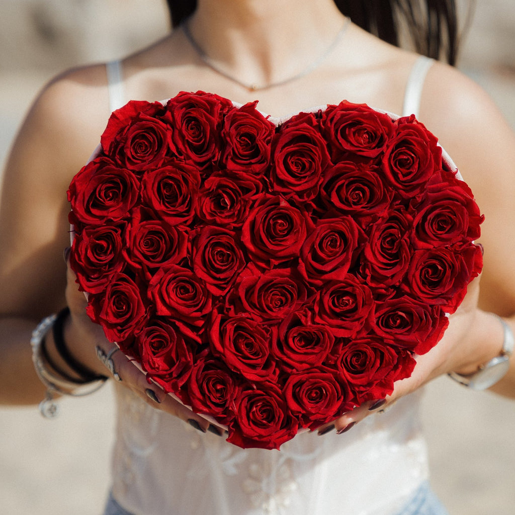 Passion Preserved Red Roses XL - The Florist