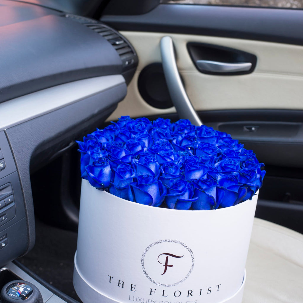 Luxurious Blue Roses - The Florist