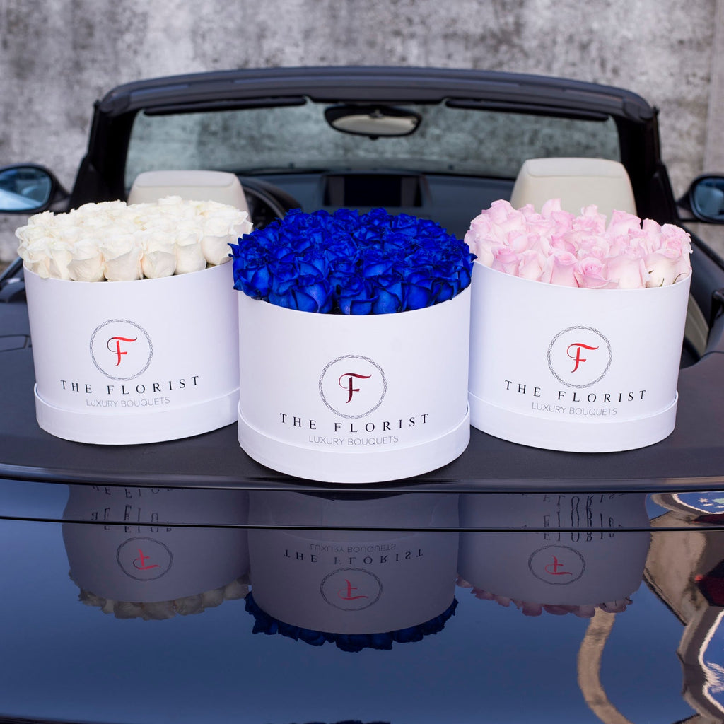 Glamorous Blue Roses - The Florist