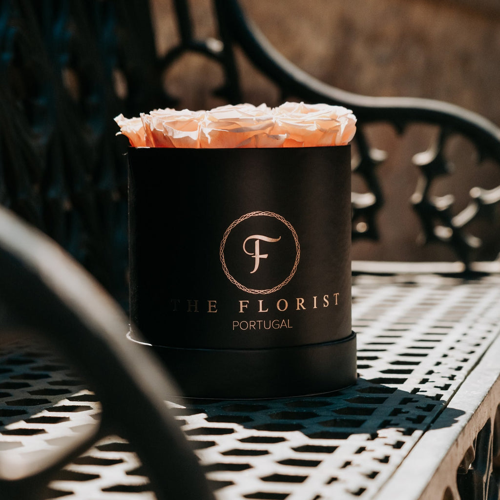 Glamorous Preserved Salmon Roses - The Florist