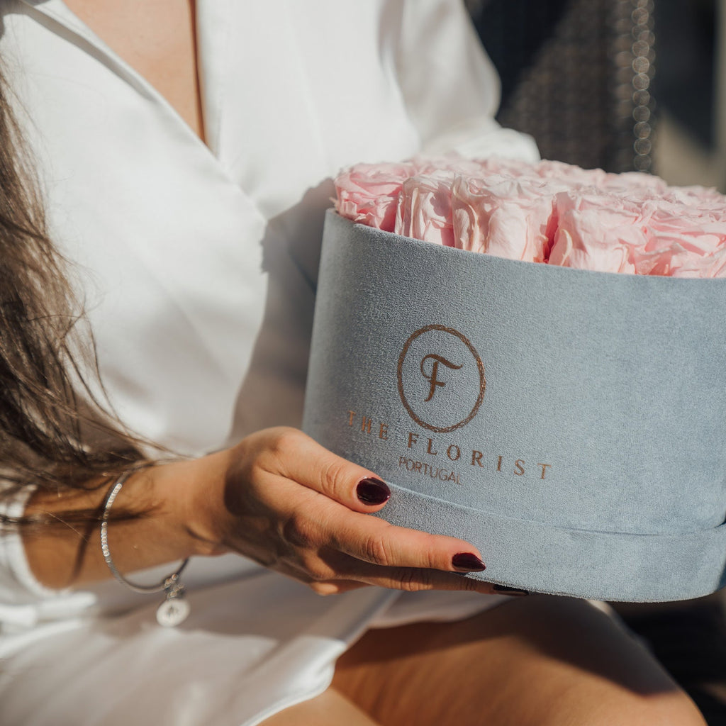 Luxurious Preserved Pink Roses - The Florist