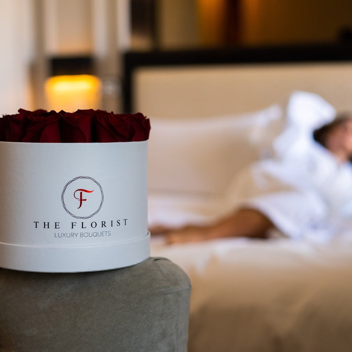 Glamorous Preserved Red Roses - The Florist