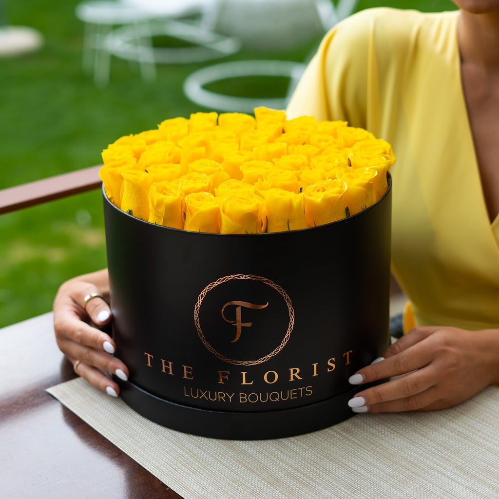 Simplicity Preserved Yellow Roses - The Florist