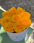 Luxurious Preserved Yellow Roses - The Florist