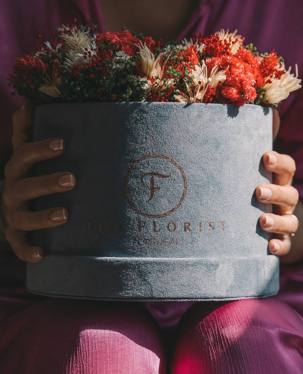 Glamorous Everlasting Red - The Florist