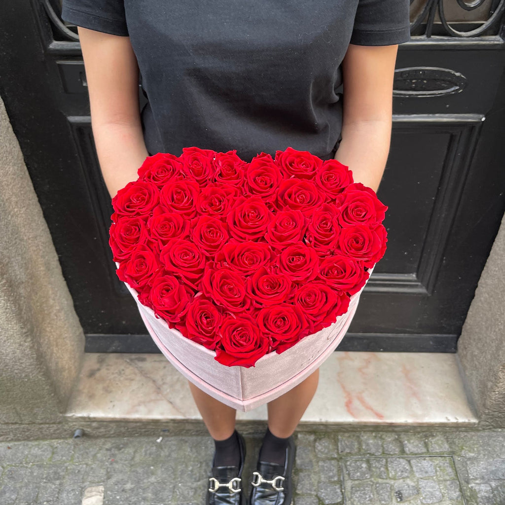 Passion Preserved Red Roses XL - The Florist