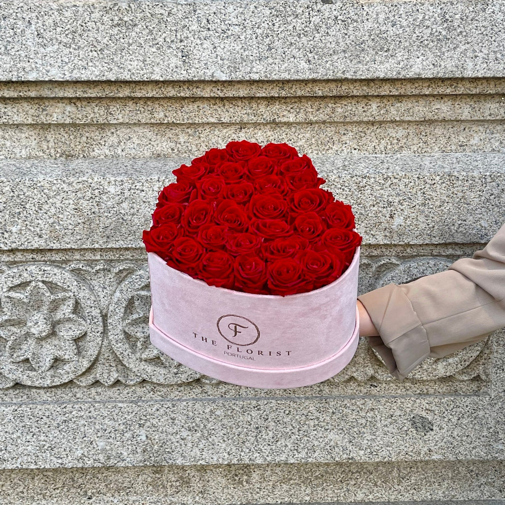 Glamorous Preserved Red Roses - The Florist