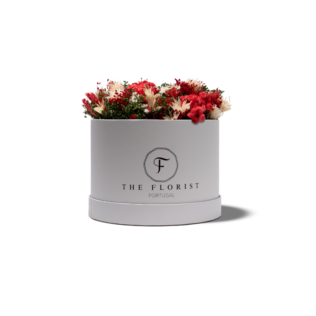 Glamorous Everlasting Red - The Florist Portugal - Florista Online 24/7