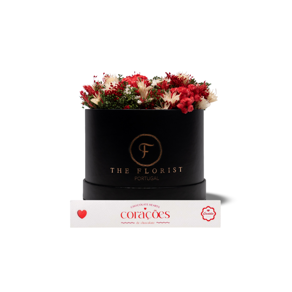 Glamorous Everlasting Red - The Florist Portugal - Florista Online 24/7