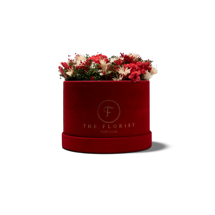 Glamorous Everlasting Red - The Florist Portugal - Florista Online 24/7