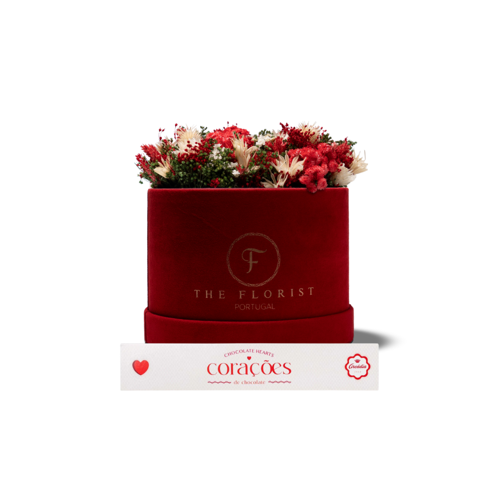 Glamorous Everlasting Red - The Florist Portugal - Florista Online 24/7