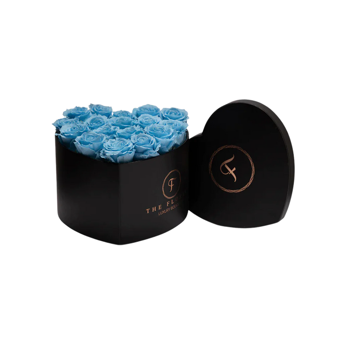 Passion Preserved Blue Roses XL - The Florist Portugal - Florista Online 24/7