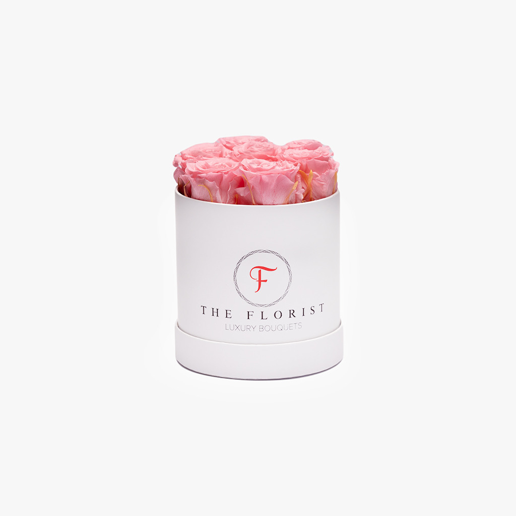 Simplicity Preserved Pink Roses - The Florist Portugal - Florista Online 24/7