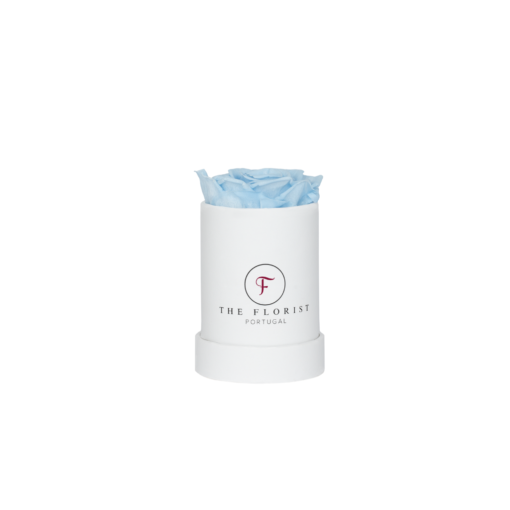Single Rose Preserved Blue