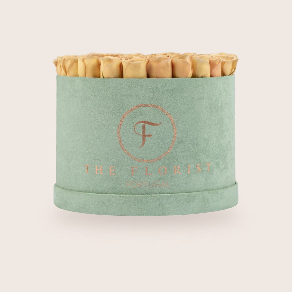 Special Edition Fall, rosas nude, Luxurious veludo verde