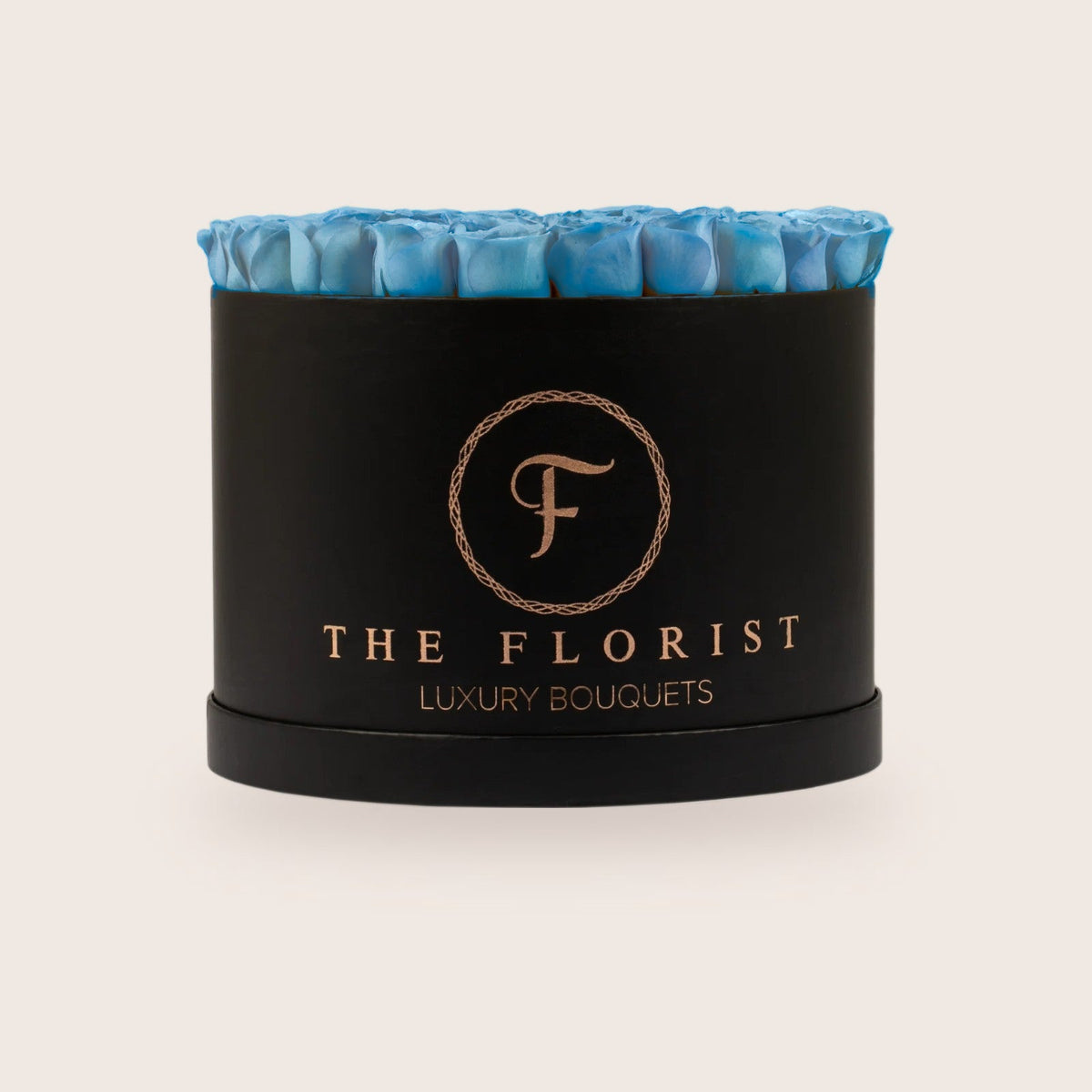 Lujosas rosas azules preservadas