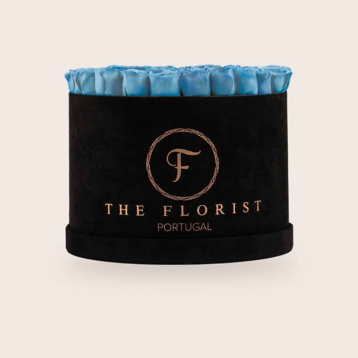 Lujosas rosas azules preservadas