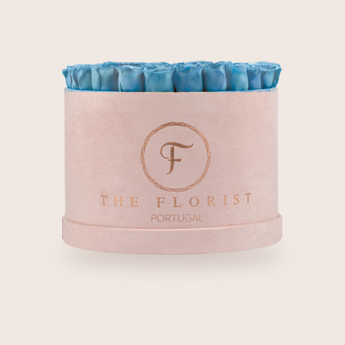 Lujosas rosas azules preservadas