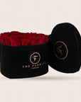 Passion XL com rosas vermelhas em caixa de veludo preto | The Florist Portugal