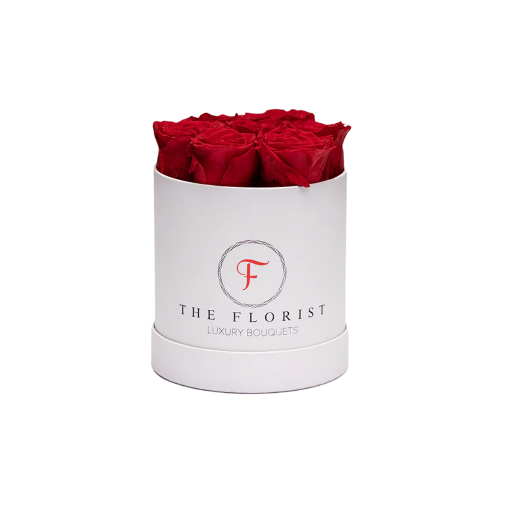 Simplicity Preserved Red Roses - The Florist Portugal - Florista Online 24/7