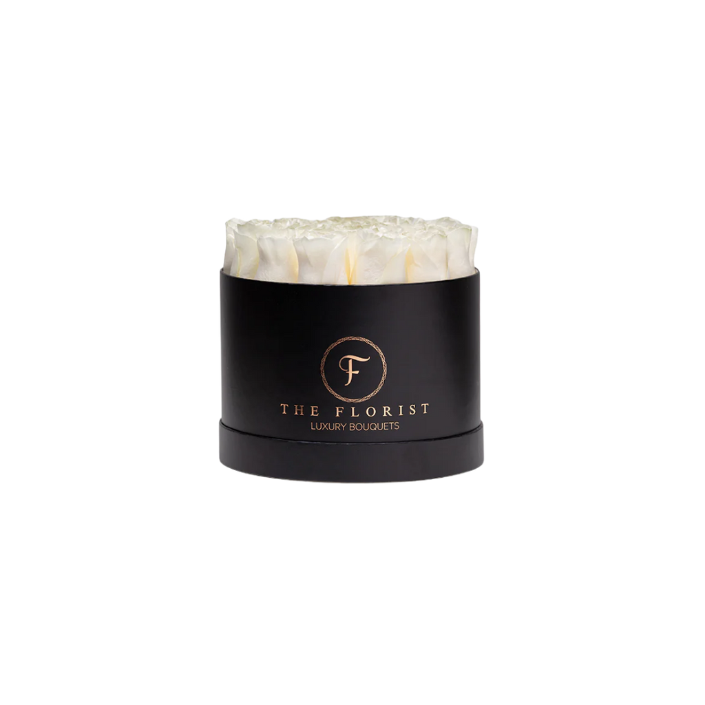 Glamorous White Roses - The Florist Portugal - Florista Online 24/7