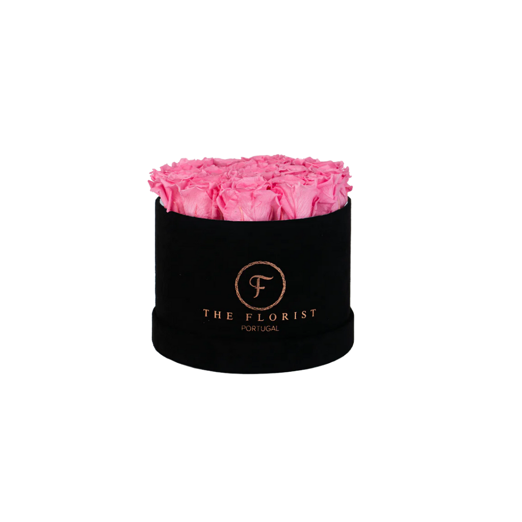 Glamorous Preserved Pink Roses - The Florist Portugal - Florista Online 24/7