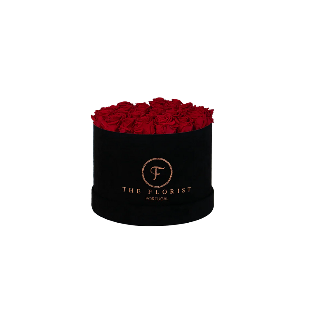 Glamorous Preserved Red Roses - The Florist Portugal - Florista Online 24/7